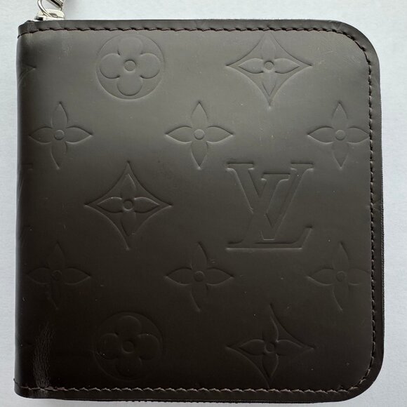 Dark Brown Louis Vuitton Waller with Card Holder and Coin Holder - Picture 1 of 11